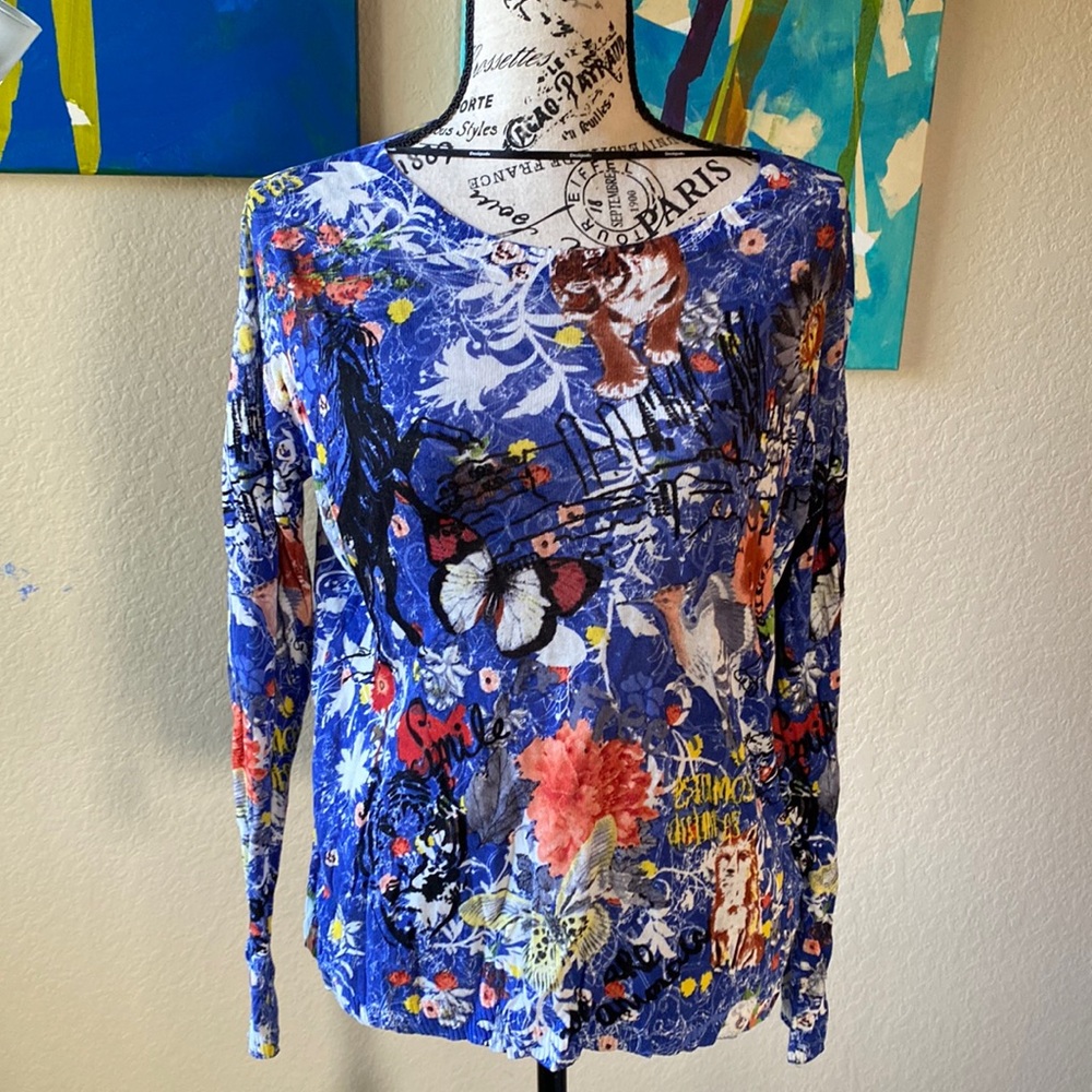 Desigual womens shirt medium in excellent condition